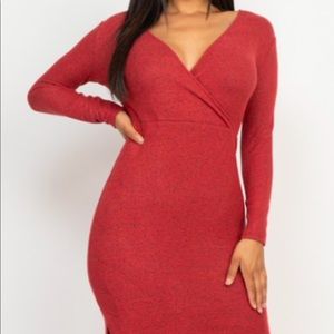 NWT Capella Mid Length Rust Dress | Size small.